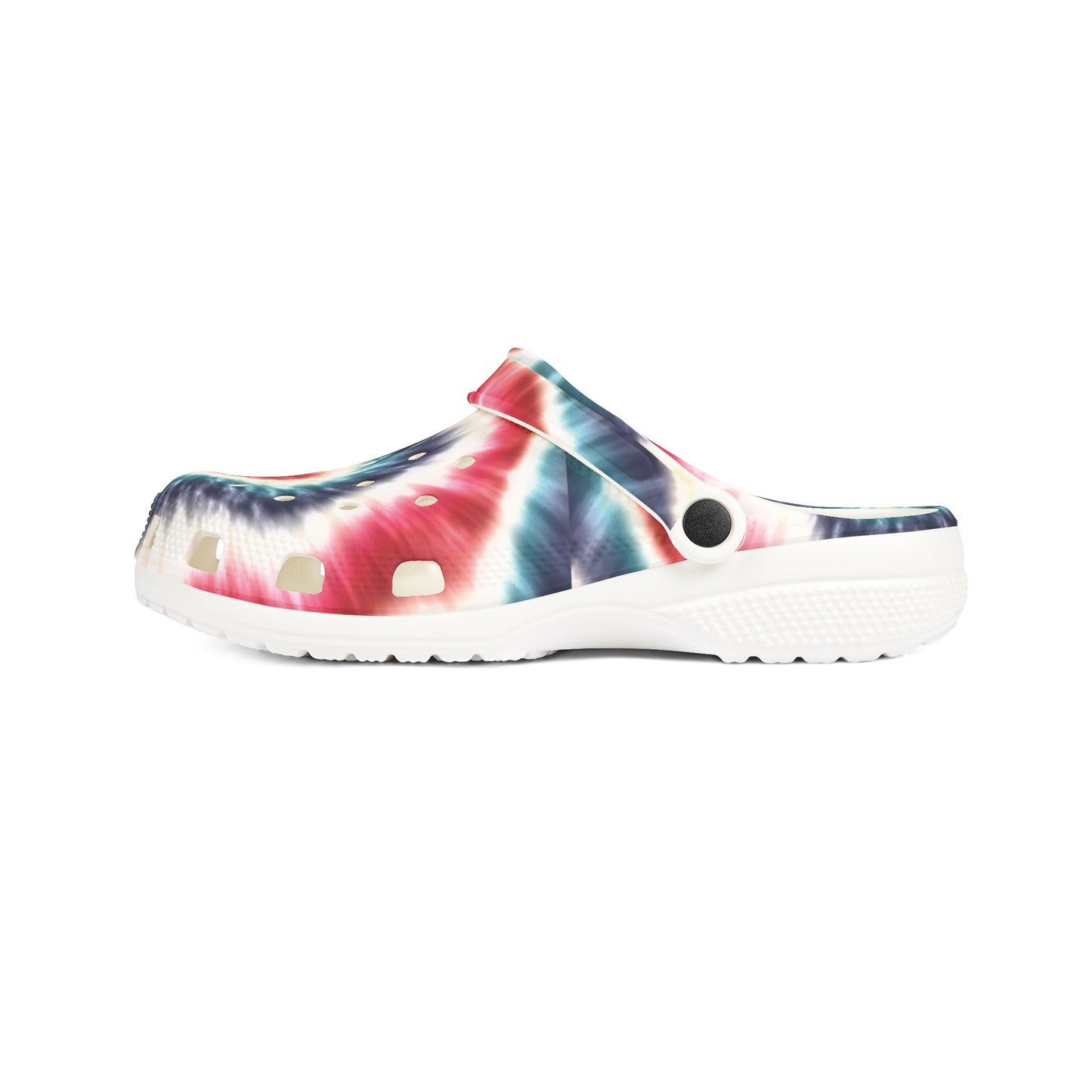 Red White and Blue Tie Dye Camp Shoes