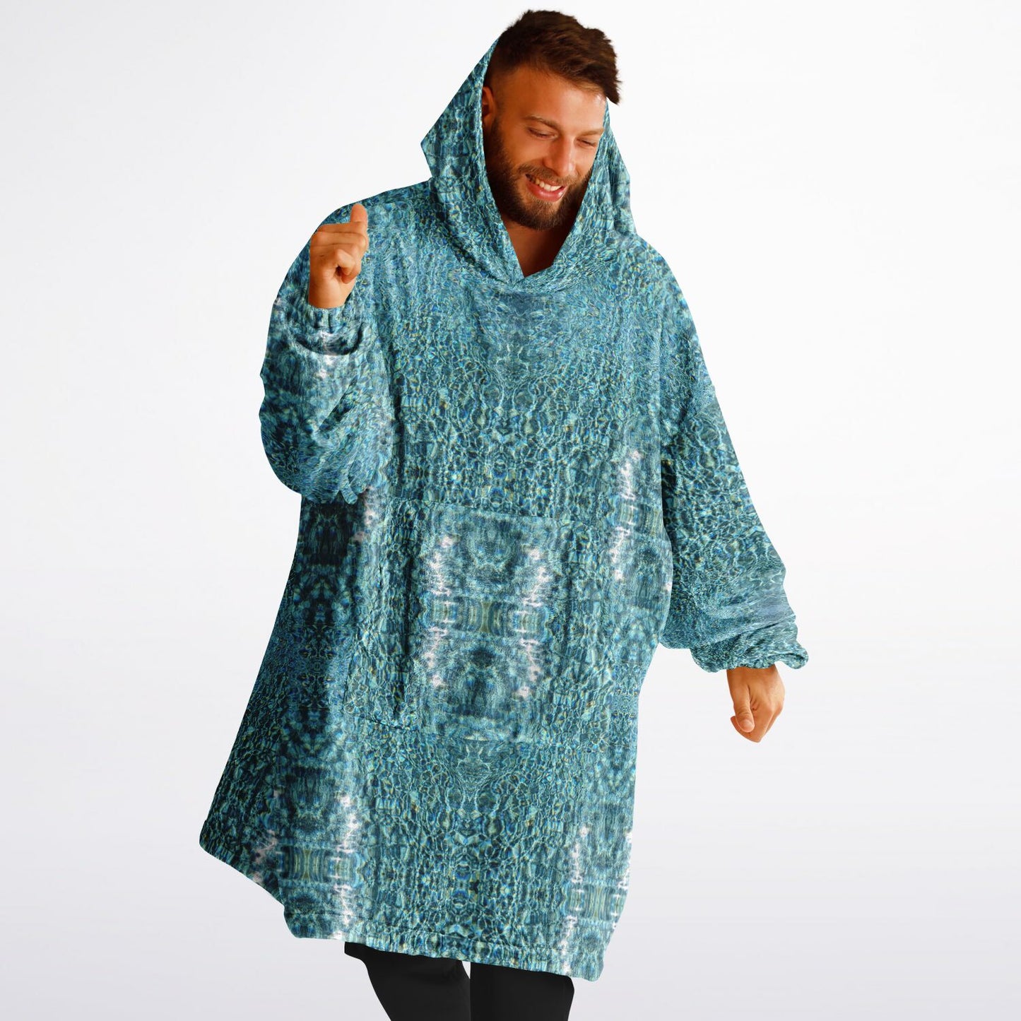 Aqua Dreams Oversized Hoodie