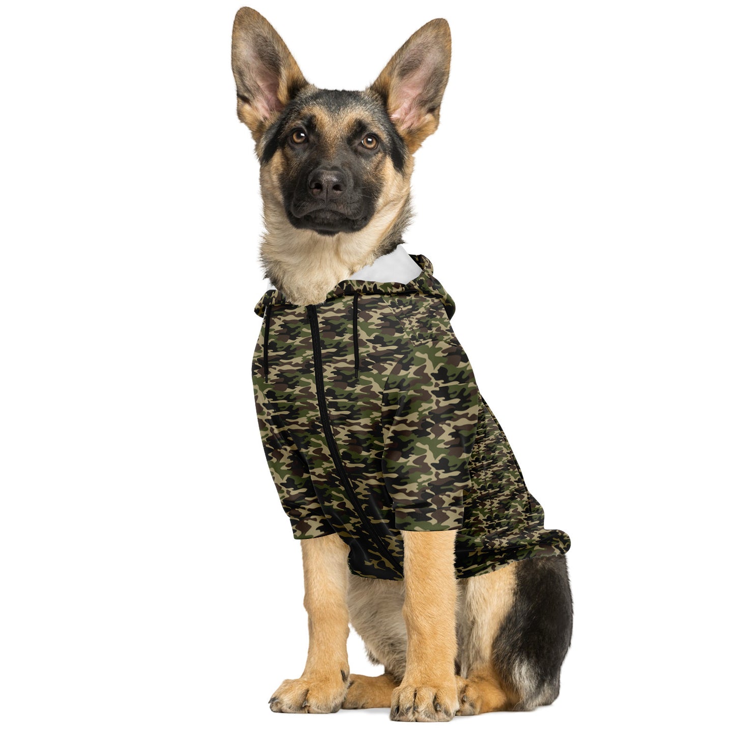 Camo Dog Hoodie