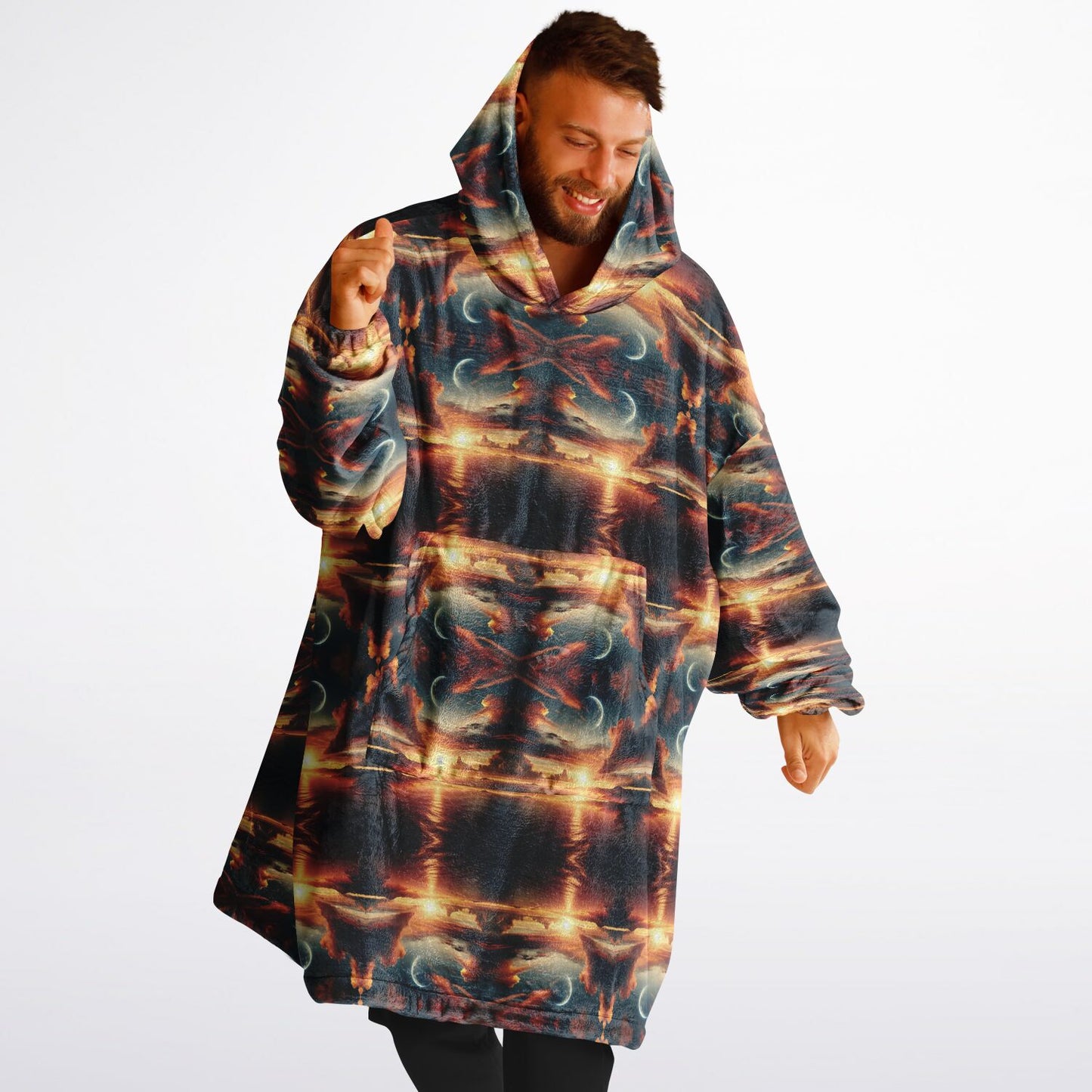 Ocean Sunrise Oversized Hoodie