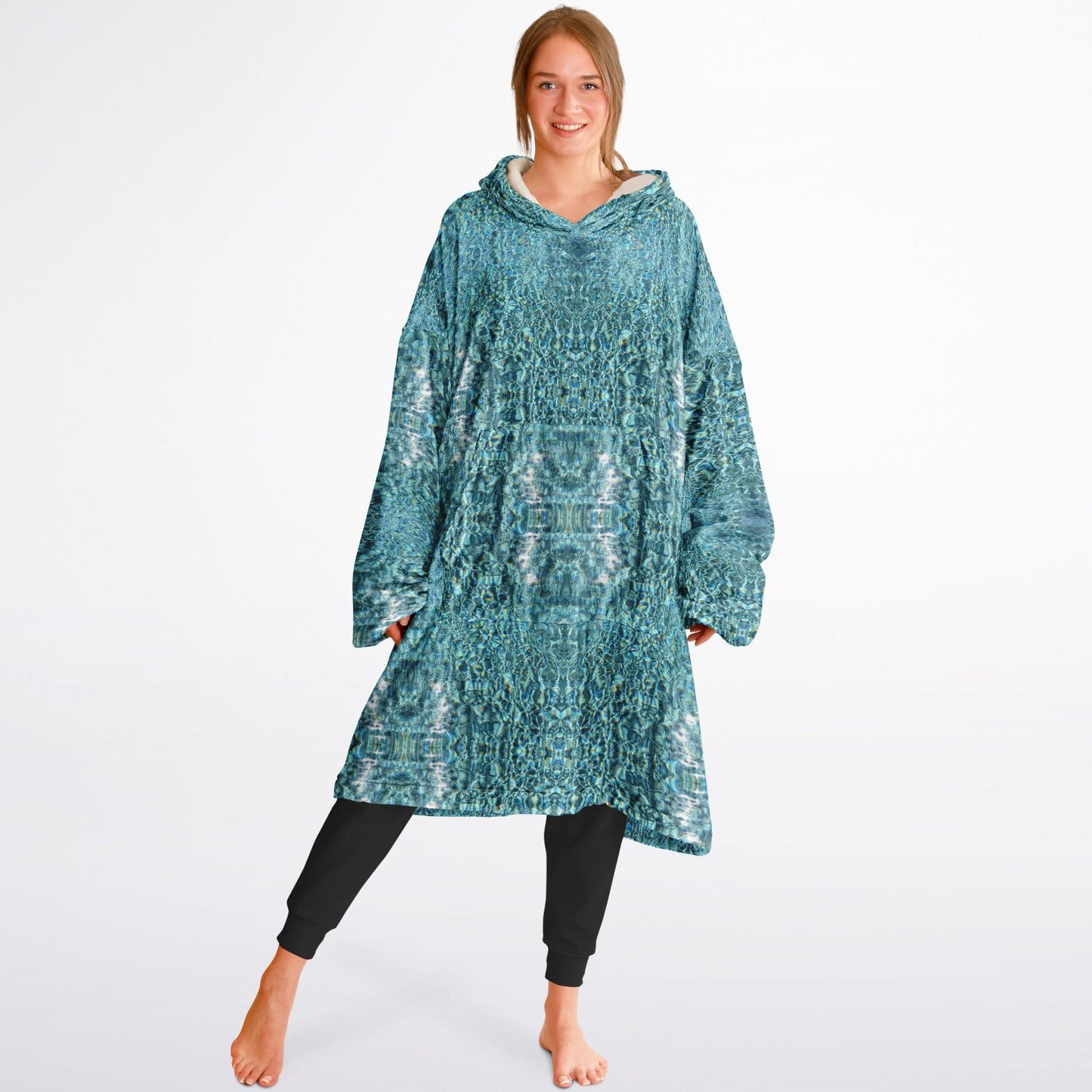 Aqua Dreams Oversized Hoodie